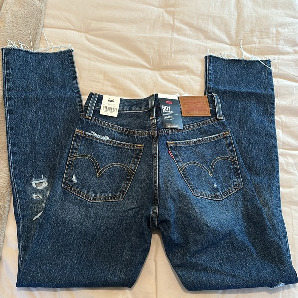 Levis 501 Original Jeans Size 24 - Picture 6 of 6